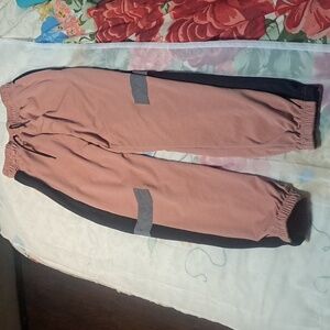 Pants Dark Pink/Peach with black on sides